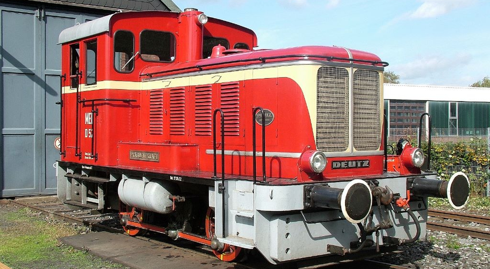 T4M 625 R of the Bossel–Blankenstein light railway at the Hamm museum railway